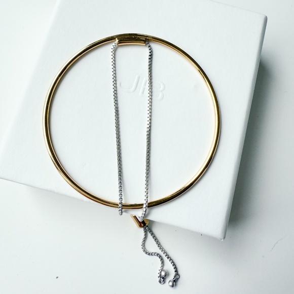 Jenny Bird Two Toned Adjustable Bracelet - Picture 2 of 4